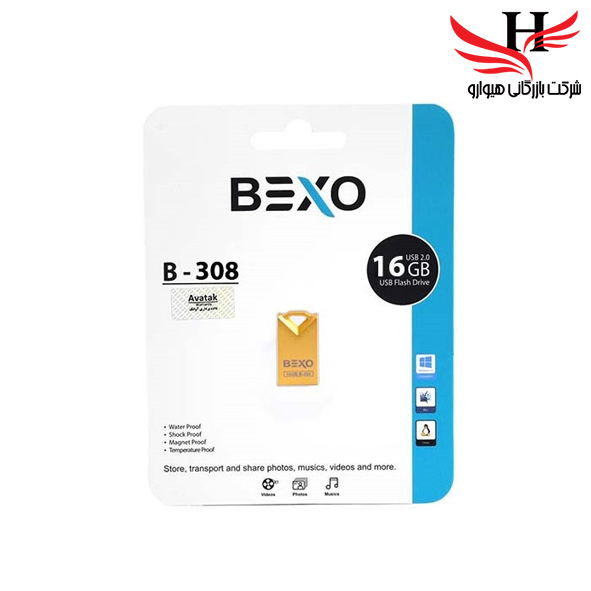 تصویر فلش مموری بکسو با ظرفیت 16 گیگ مدلB-308